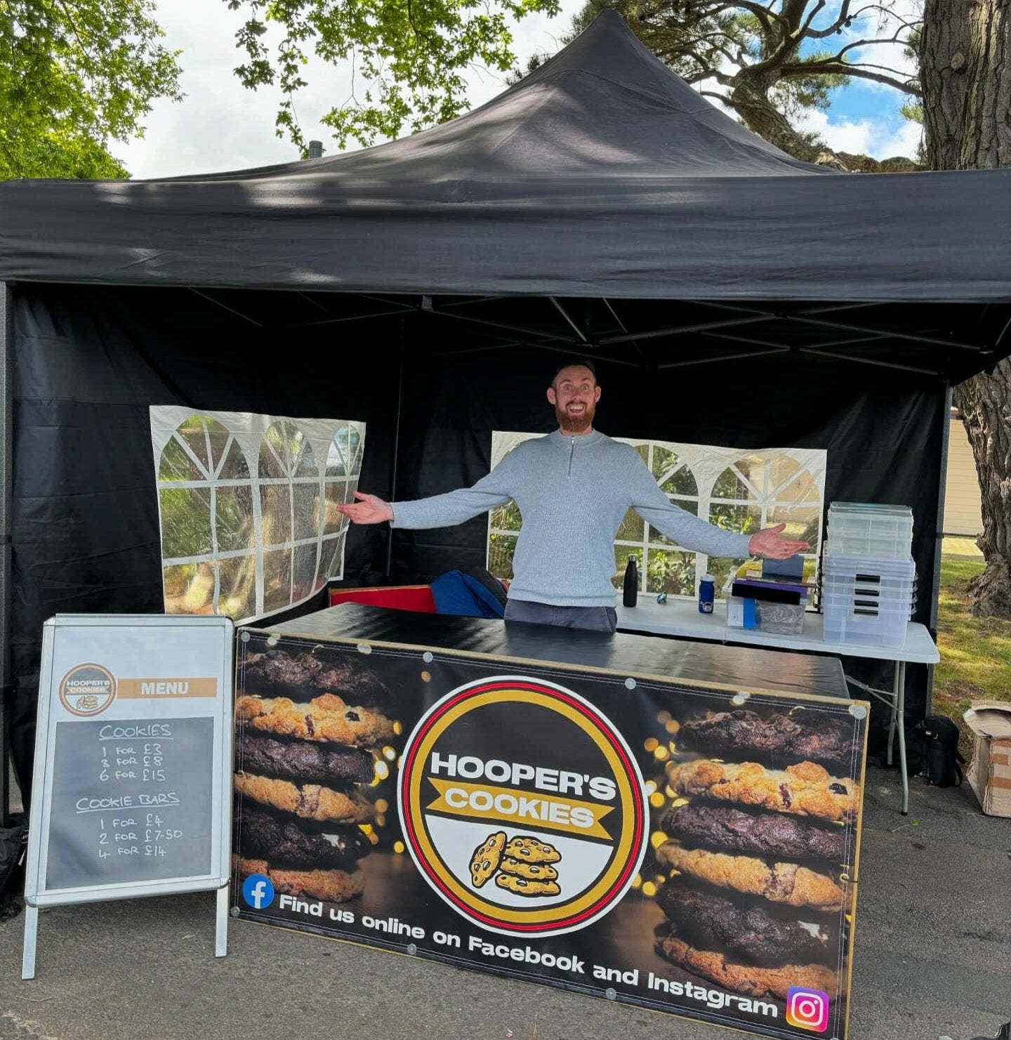 Hooper's Cookies, at an Isle of Wight event.